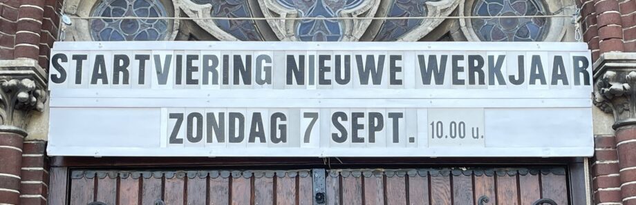 Start van een nieuw werkjaar. Doe je mee?